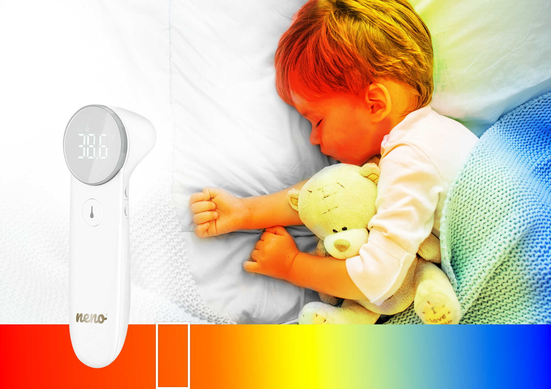 Лікар вимірює температуру дитині за допомогою Т05