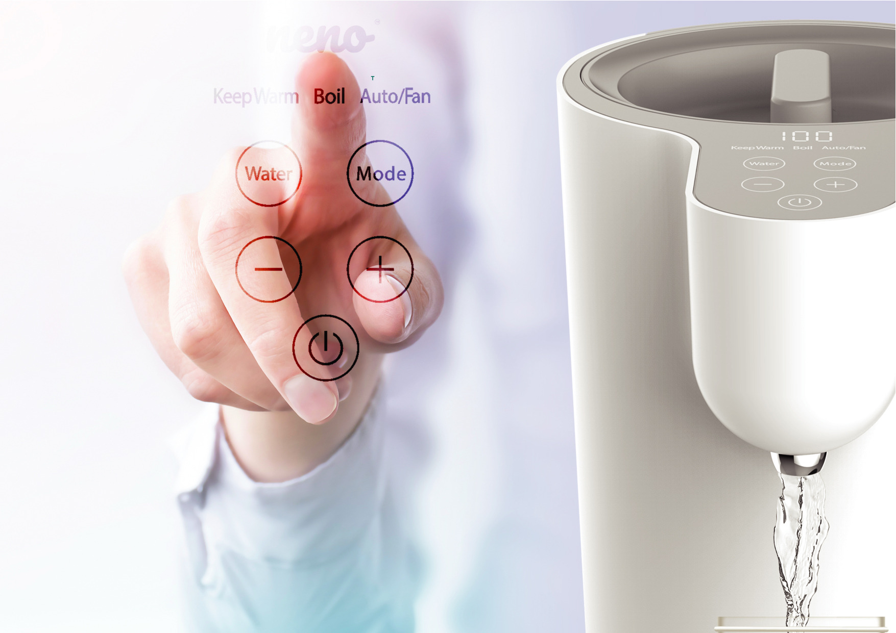 Інтуїтивно зрозуміла панель Neno Aqua