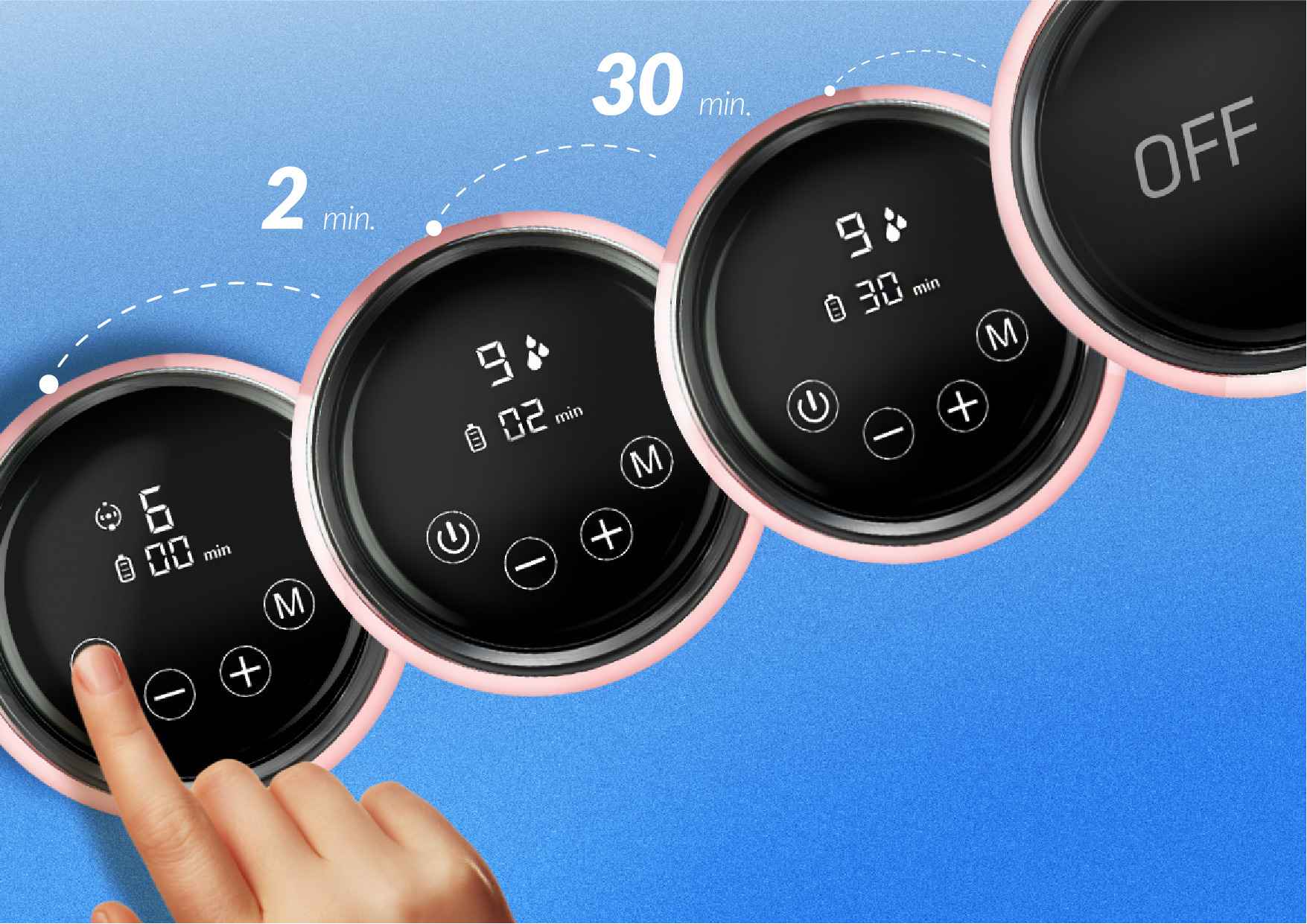 Сенсорна панель молоковідсмоктувача Neno