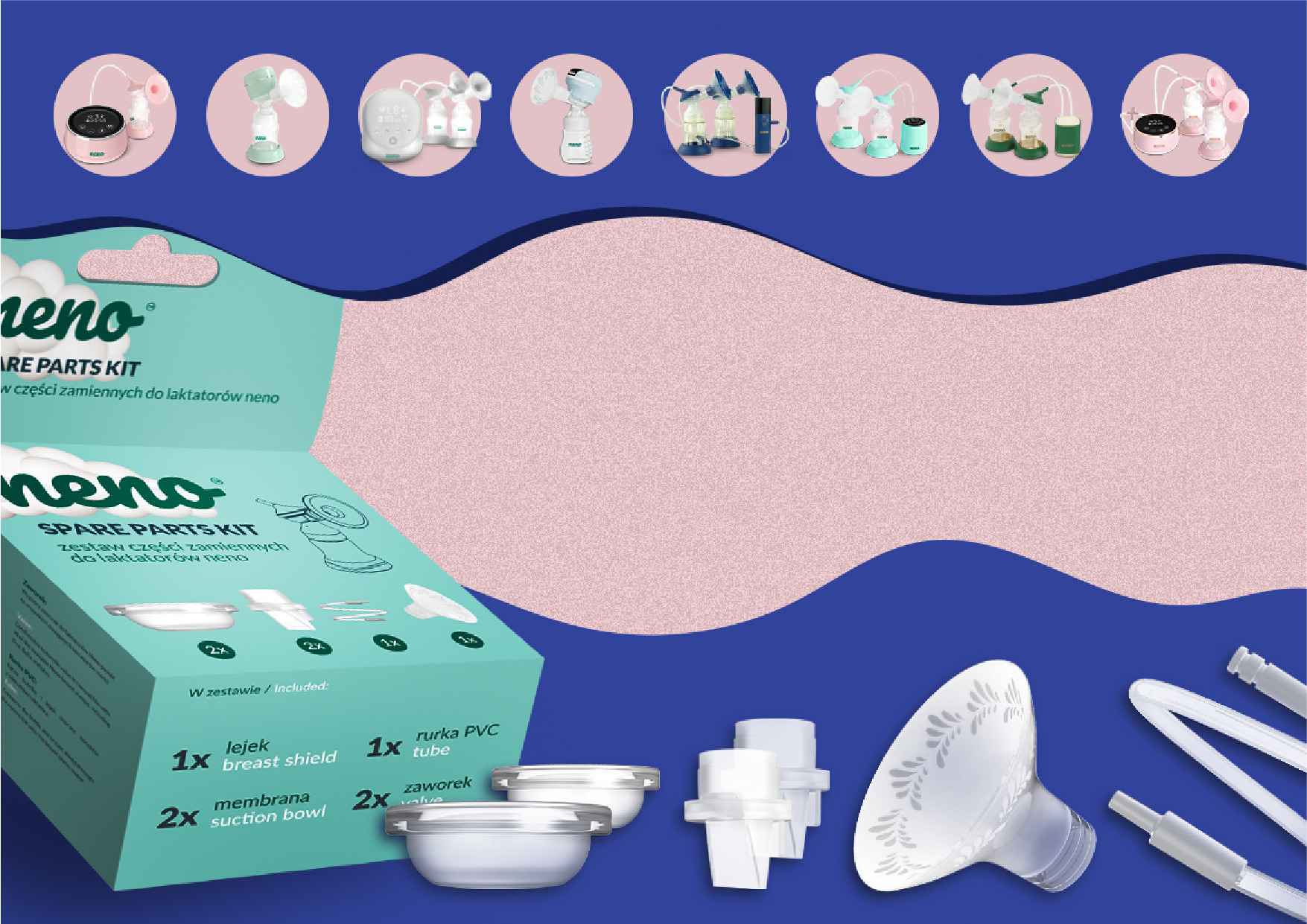 запасні частини до молоковідсмоктувачів Neno