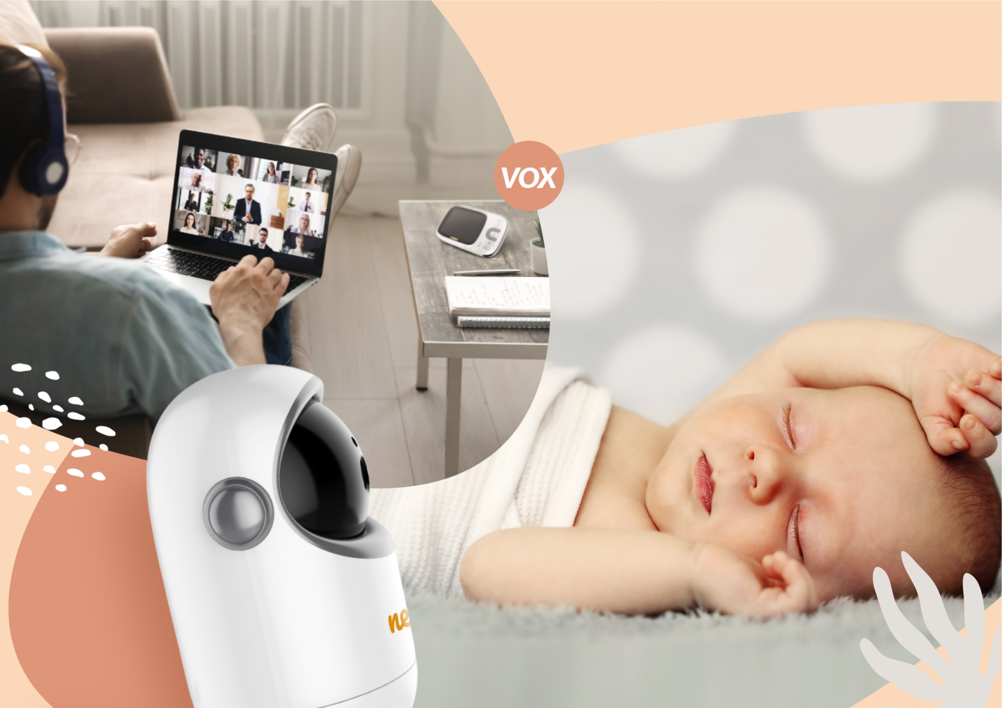 дитина спить, а батько працює віддалено у фоновому режимі