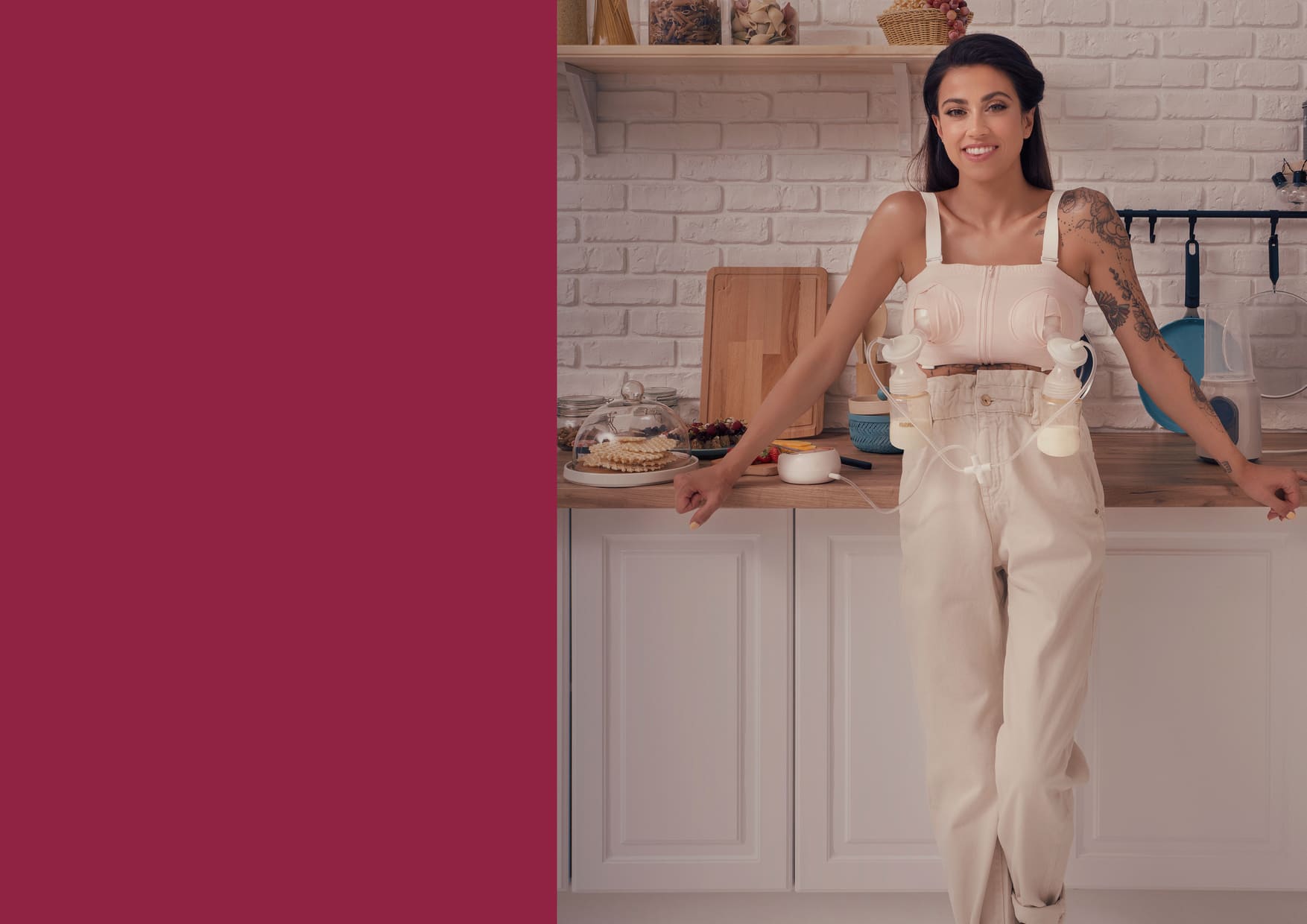 Maja Hyży з neno Bianco на кухні