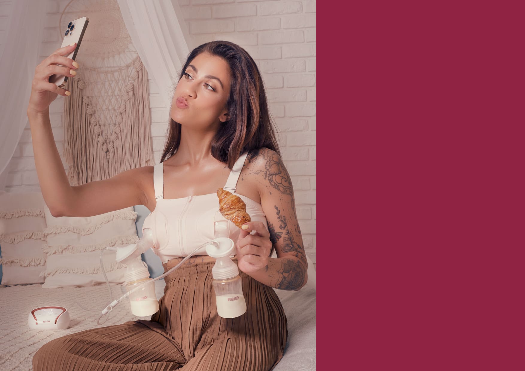 Maja Hyży робить селфі, Neno Bianco