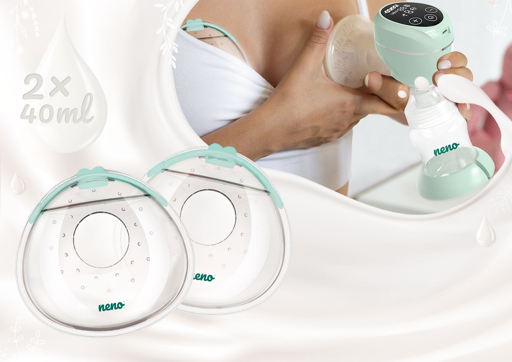 Молоковідсмоктувач для зціджування грудного молока Neno Uno 
