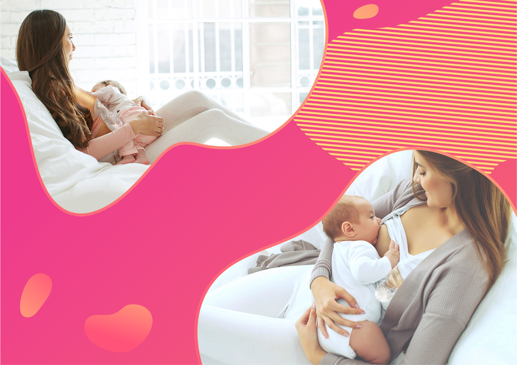 жінка, яка годує грудьми немовля