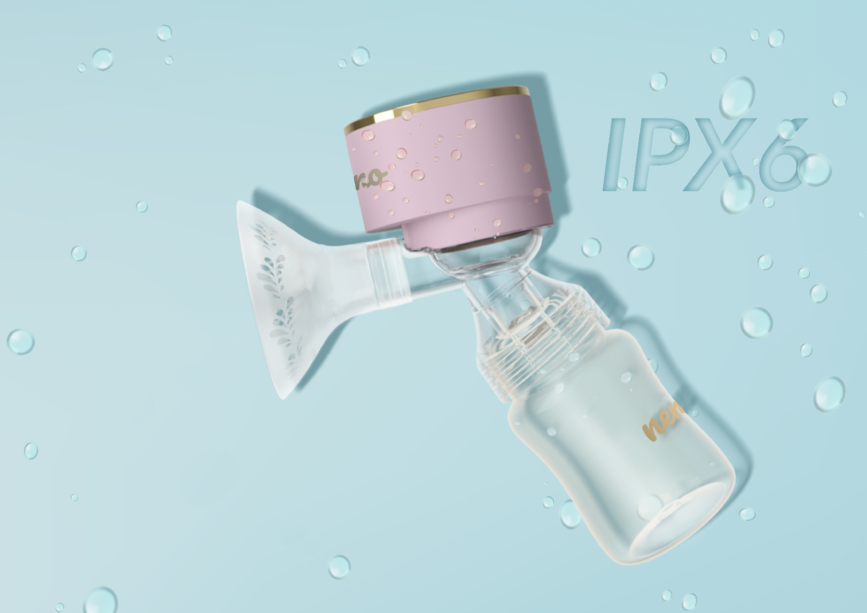 Laktator elektroniczny Neno Perfetto, wodoodporny