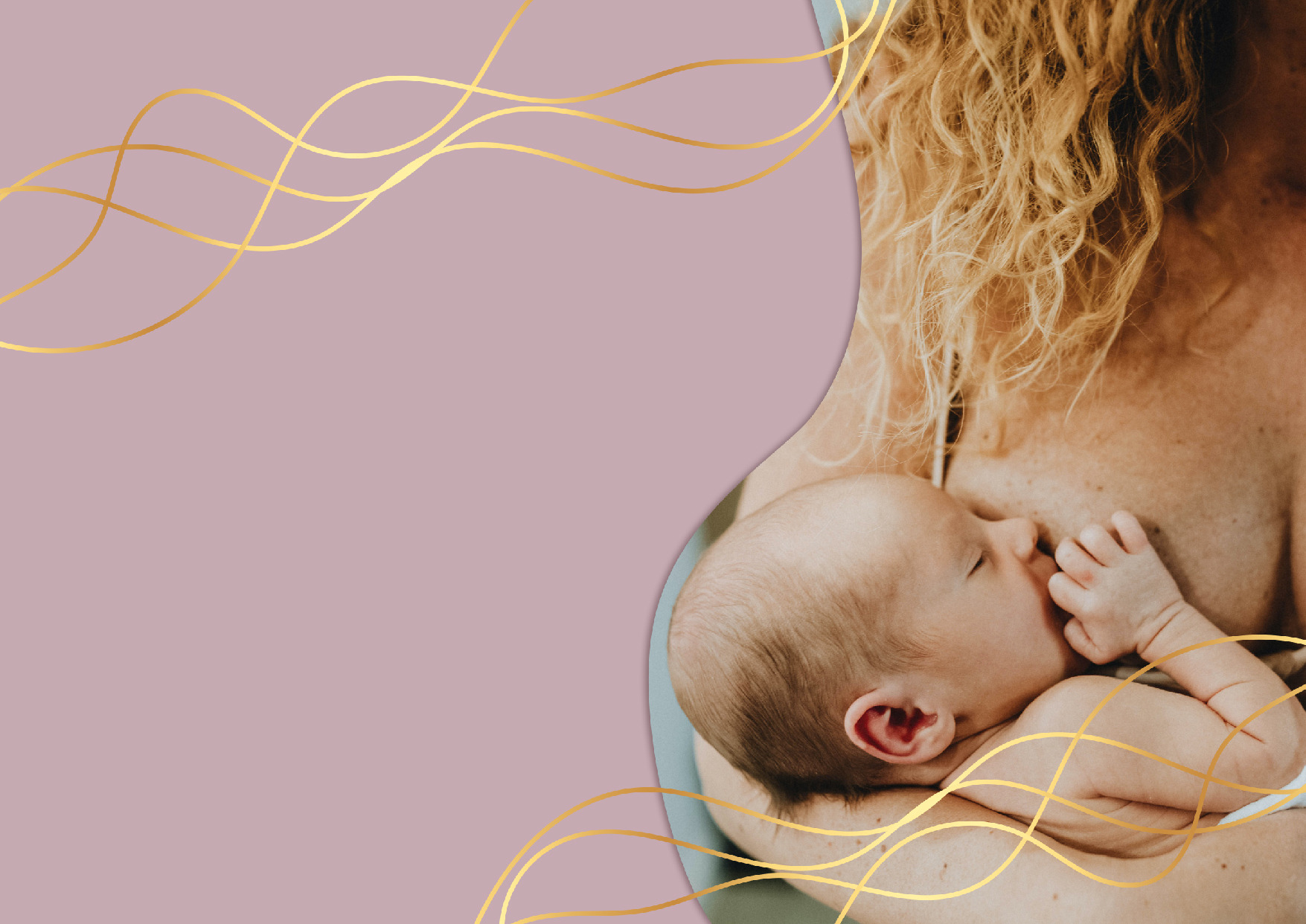 kobieta karmiąca piersią dziecko